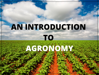 AN INTRODUCTION TO AGRONOMY - Bscagristudy.online